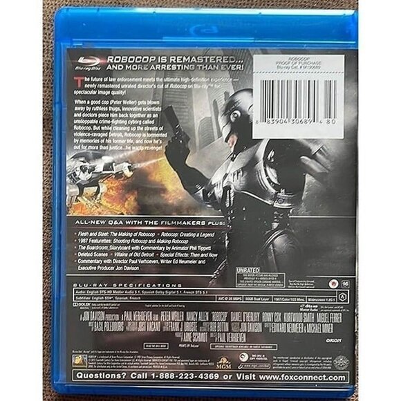 Robocop (Blu-ray) - Unrated Director's Cut - Picture 2 of 4